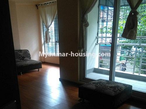 Myanmar real estate - for rent property - No.4116 - A good Condo room for rent in Kamaryut . - outside view