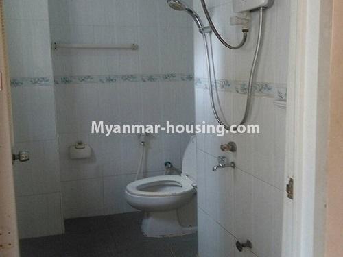 Myanmar real estate - for rent property - No.4116 - A good Condo room for rent in Kamaryut . - bathroom
