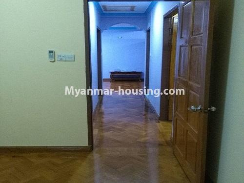 Myanmar real estate - for rent property - No.4117 - Condo room for rent in Kamaryut . - corridor