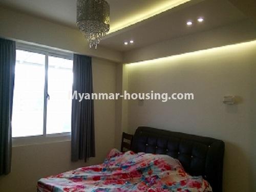 Myanmar real estate - for rent property - No.4118 - Penthouse Condo room for rent in Hlaing. - Bed room