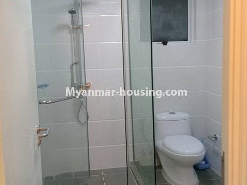 Myanmar real estate - for rent property - No.4119 - Nice condo room for rent in Star City . - bathroom
