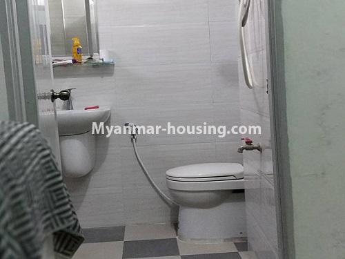 Myanmar real estate - for rent property - No.4120 - A good Apartment for Rent in Bahan. - Toilet