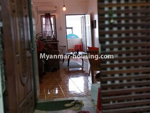 Myanmar real estate - for rent property - No.4120 - A good Apartment for Rent in Bahan. - Living room