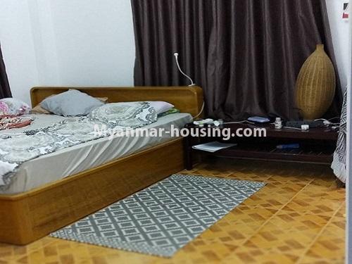 Myanmar real estate - for rent property - No.4120 - A good Apartment for Rent in Bahan. - master room