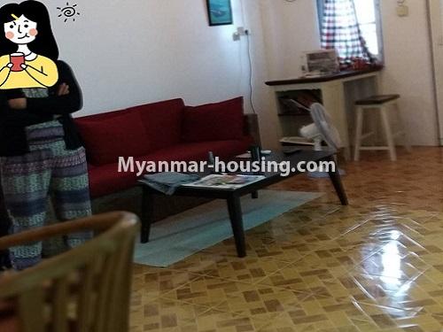 Myanmar real estate - for rent property - No.4120 - A good Apartment for Rent in Bahan. - inside view