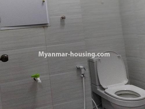 Myanmar real estate - for rent property - No.4120 - A good Apartment for Rent in Bahan. - Toilet
