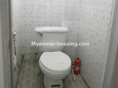 Myanmar real estate - for rent property - No.4121 - Condo room for rent in Lanmadaw. - Toilet 