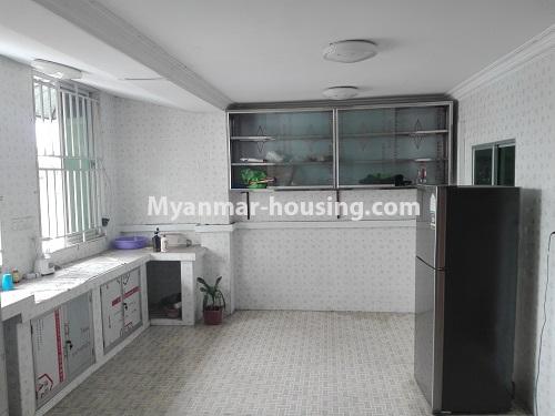 Myanmar real estate - for rent property - No.4121 - Condo room for rent in Lanmadaw. - kitchen room