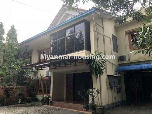 Myanmar real estate - for rent property - No.4140 - Landed house for rent in Bo Gyoke Village, Thin Gann Gyun! - house view