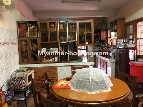 Myanmar real estate - for rent property - No.4140 - Landed house for rent in Bo Gyoke Village, Thin Gann Gyun! - dining area