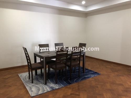 Myanmar real estate - for rent property - No.4142 - Nice condo room for rent in Khaymar Residence, Sanchaung! - dining area