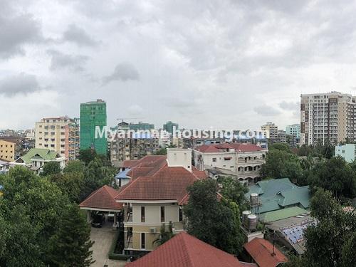 Myanmar real estate - for rent property - No.4142 - Nice condo room for rent in Khaymar Residence, Sanchaung! - outside view