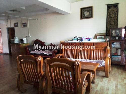 Myanmar real estate - for rent property - No.4143 - A good Condominium for rent in Dagon. - living room