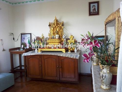 မြန်မာအိမ်ခြံမြေ - ငှားရန် property - No.4143 - ဒဂုံတွင် ကွန်ဒိုအခန်းကောင်း ငှားရန်ရှိသည်။ - Sarine room