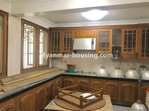 Myanmar real estate - for rent property - No.4144 - Nice Villa for rent in 7 Mile! - kitchen 