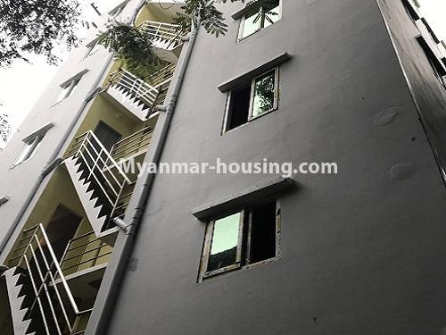 Myanmar real estate - for rent property - No.4146 - Five Storey Apartment rent for office in Mingalar Taung Nyunt. - Outside View