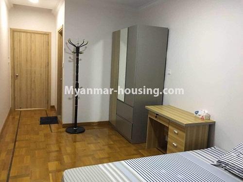 Myanmar real estate - for rent property - No.4150 - Hill Top Vista Condo room for rent in Ahlone! - one master bedroom