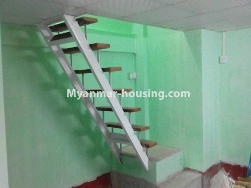 Myanmar real estate - for rent property - No.4151 - Condo room for rent in China Town! - stairs to attic
