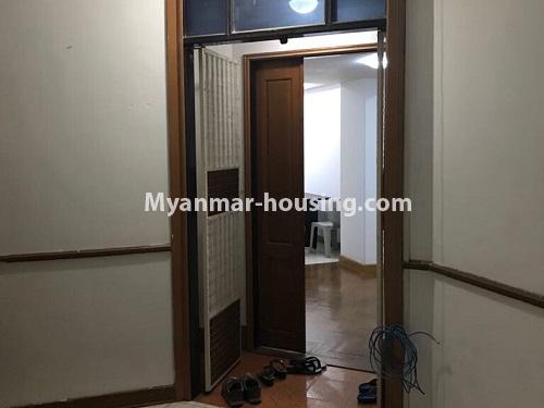 Myanmar real estate - for rent property - No.4152 - Condo room for rent in 9 Mile Ocean! - main door to the room