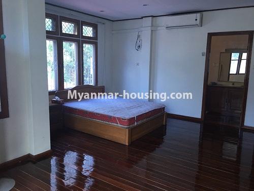 မြန်မာအိမ်ခြံမြေ - ငှားရန် property - No.4153 - မရမ်းကုန်းတွင် လုံးချင်းအိမ် ငှားရန်ရှိသည်။master bedroom