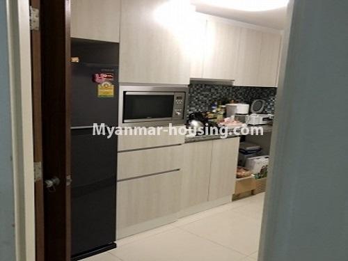 ミャンマー不動産 - 賃貸物件 - No.4154 - A good Condominium for rent in Star City, Than Lyin. - Kitchen