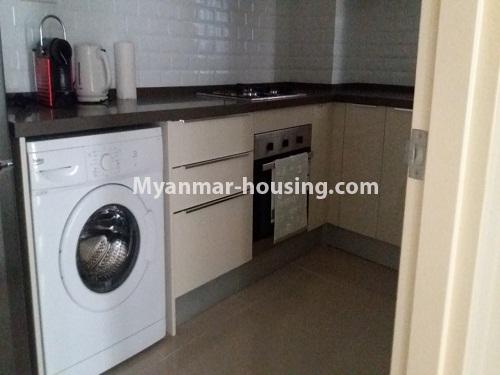 ミャンマー不動産 - 賃貸物件 - No.4155 - Star City Condo room for rent in Thanlyin! - kitchen