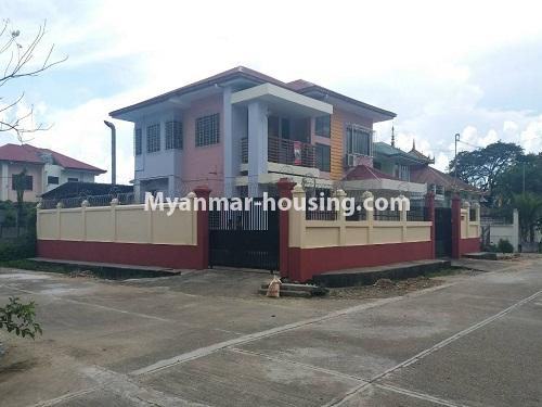 ミャンマー不動産 - 賃貸物件 - No.4157 - Landed house for rent in Aung Zay Ya Housing, Insein! - house view