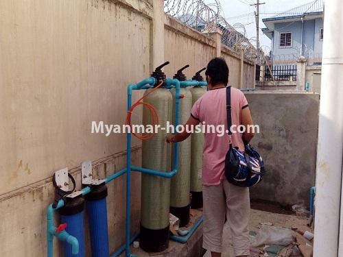 Myanmar real estate - for rent property - No.4157 - Landed house for rent in Aung Zay Ya Housing, Insein! - water fiter 