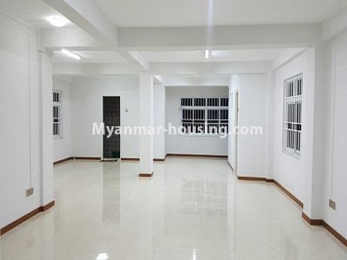 Myanmar real estate - for rent property - No.4158 - A Good Landed house for Rent in South Okkalarpa. - Living room