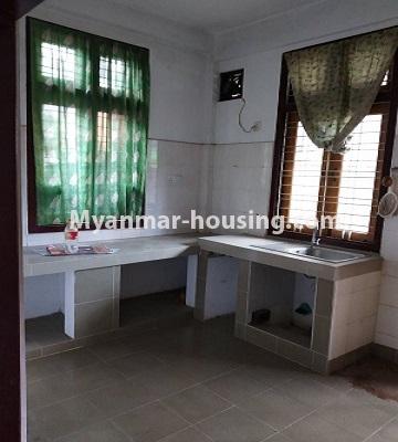 ミャンマー不動産 - 賃貸物件 - No.4160 - Landed house for rent near 10 ward market in Shouth Okkalapa! - kitchen view