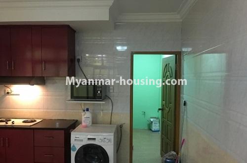 Myanmar real estate - for rent property - No.4161 - Standard decorated condo room in Sinmalite Business Tonwer! - kitchen view