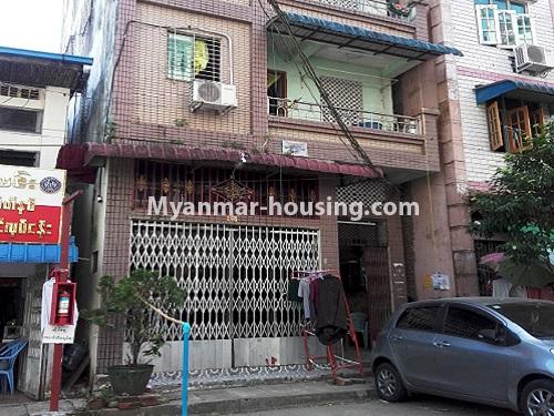 Myanmar real estate - for rent property - No.4164 - A good Apartment for rent in Bahan. - outsid view