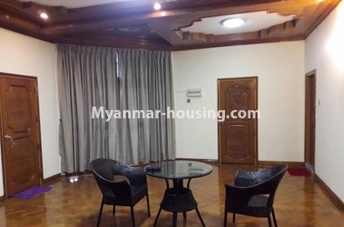 Myanmar real estate - for rent property - No.4169 - Nice landed house in Golden Valley, Bahan! - living room view