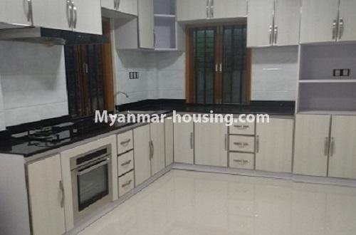 Myanmar real estate - for rent property - No.4169 - Nice landed house in Golden Valley, Bahan! - kitchen view