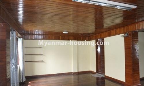Myanmar real estate - for rent property - No.4171 - Landed house in Bahan! - inside ceiling view