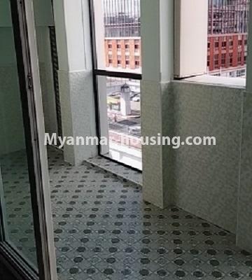 Myanmar real estate - for rent property - No.4176 - Office option for rent in Downtown area! - balcony view