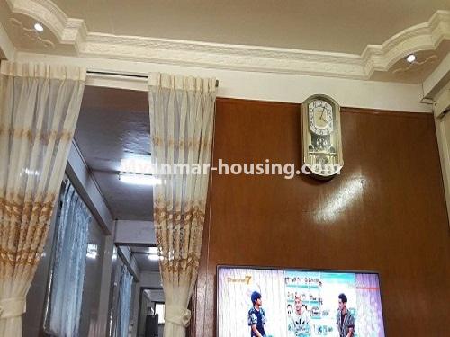ミャンマー不動産 - 賃貸物件 - No.4177 - Nice apartment for rent in Sanchaung! - living room