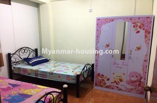 ミャンマー不動産 - 賃貸物件 - No.4178 - Apartment for rent in Sanchaung! - bedroom 
