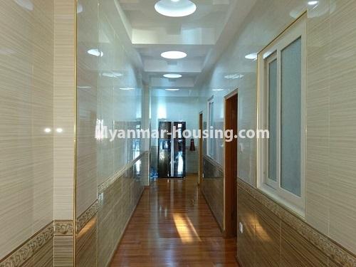 ミャンマー不動産 - 賃貸物件 - No.4182 - MMM Condo room for rent in Mingalar Taung Nyunt! - hall view