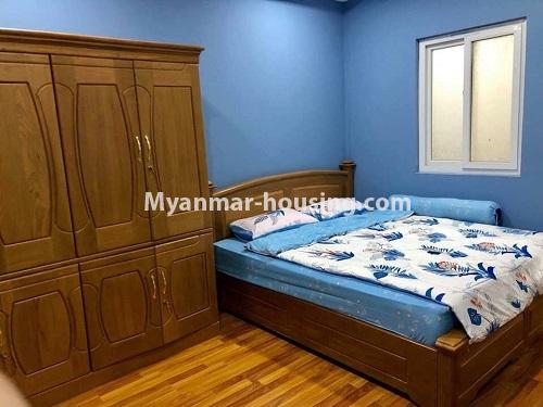 မြန်မာအိမ်ခြံမြေ - ငှားရန် property - No.4182 - မင်္ဂလာတောင်ညွန့်မြို့နယ် MMM condo တွင် အခန်းငှားရန်ရှိသည်။master bedroom
