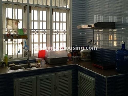 缅甸房地产 - 出租物件 - No.4182 - MMM Condo room for rent in Mingalar Taung Nyunt! - kitchen 