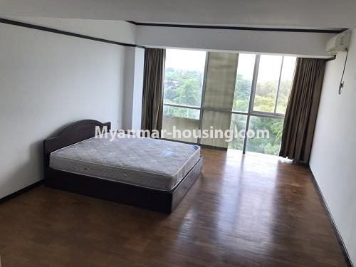 Myanmar real estate - for rent property - No.4183 - A good Condominium Room for rent in Ahlone! - Bed room