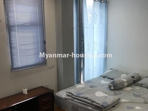 မြန်မာအိမ်ခြံမြေ - ငှားရန် property - No.4184 - တောင်ဥက္ကလာတွင် ကွန်ဒိုတိုက်ခန်း အပေါ်ဆုံးထပ် ငှားရန်ရှိသည်။one bedroom