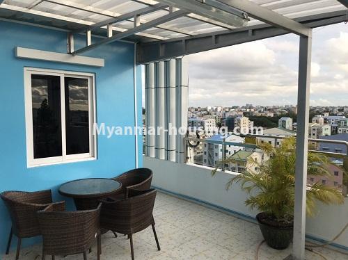 Myanmar real estate - for rent property - No.4184 - New condo room pent house for rent in South Okkalapa! - outside view