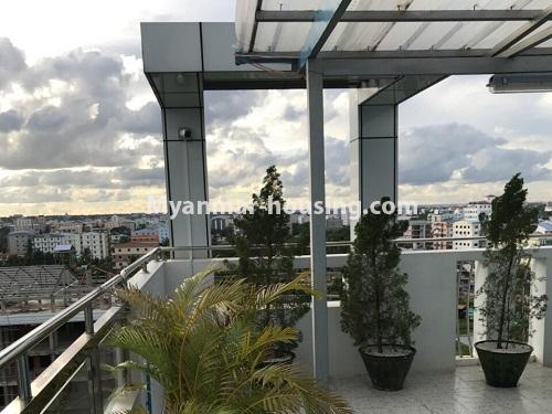 缅甸房地产 - 出租物件 - No.4184 - New condo room pent house for rent in South Okkalapa! - outside view