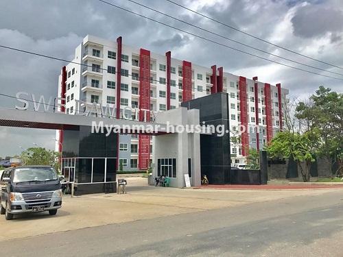 Myanmar real estate - for rent property - No.4186 - Standard condominum room for rent in Mingalardon! - building view