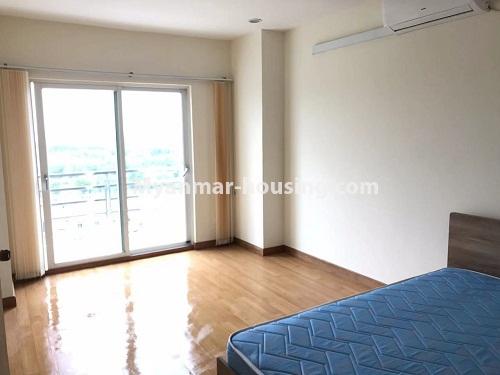 Myanmar real estate - for rent property - No.4186 - Standard condominum room for rent in Mingalardon! - master bedroom view