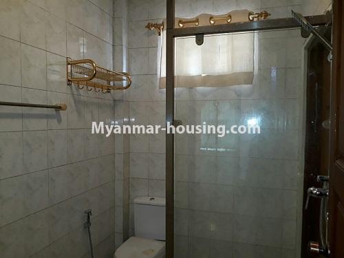 Myanmar real estate - for rent property - No.4187 - Serviced room for rent in Golden Valley, Bahan! - bathroom