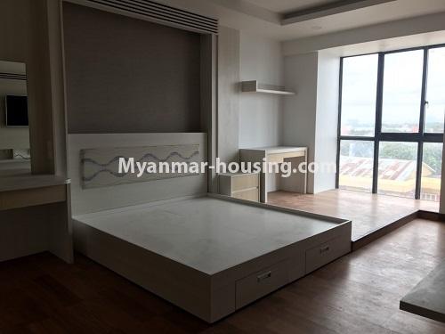 Myanmar real estate - for rent property - No.4189 - New condo room for rent in Ahlone! - another master bedroom