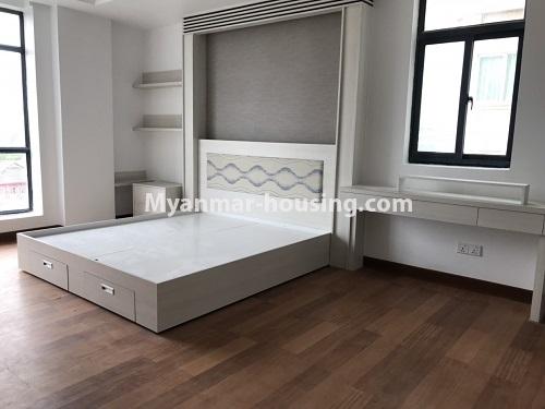 ミャンマー不動産 - 賃貸物件 - No.4189 - New condo room for rent in Ahlone! - another master bedroom
